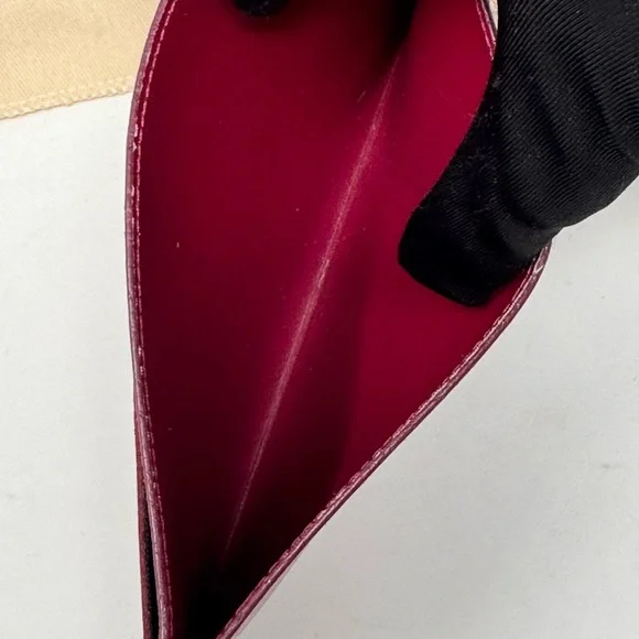 đź’ŻAuthentic LOUIS VUITTON Monogram Pochette Felicie Chain Wallet Fuscia - Picture 12 of 14